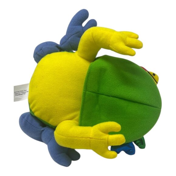 Monday the Bullfrog Huggable Puppet Stuffed Plush Concept Book Days of Week - Picture 5 of 12